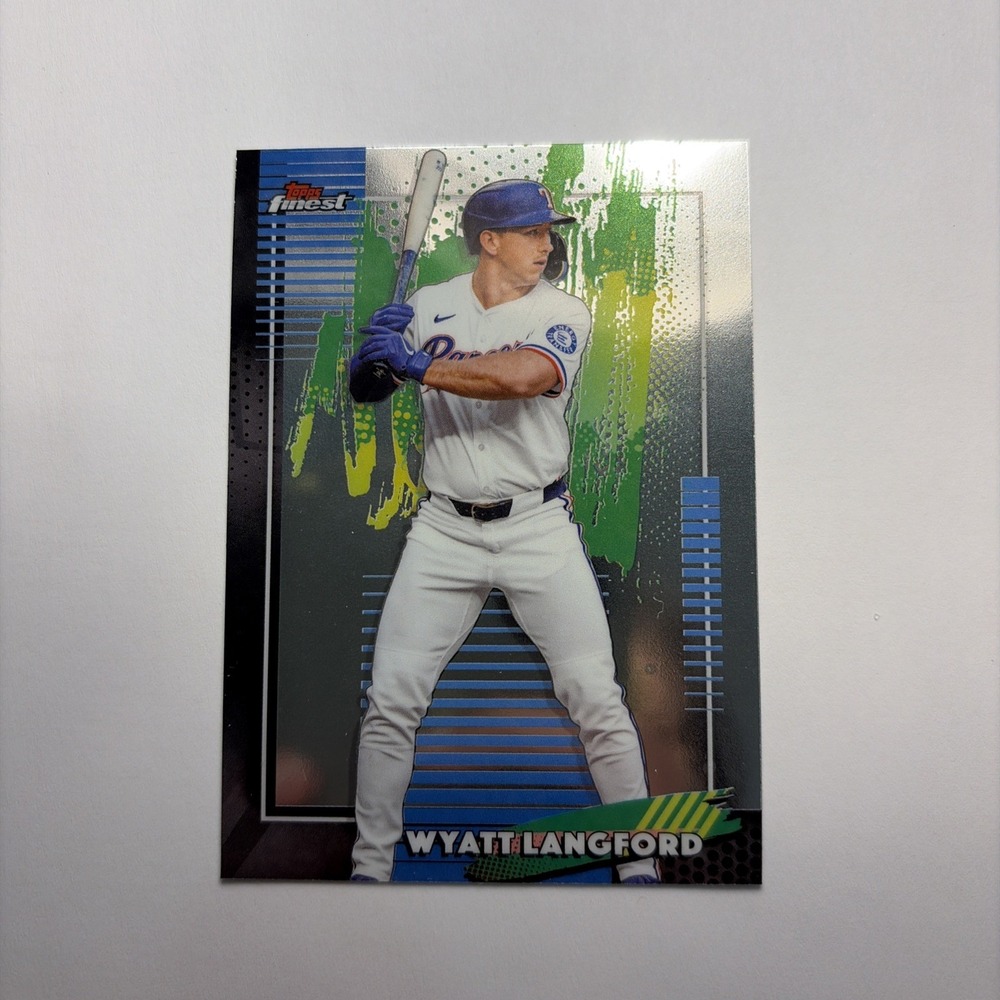 Wyatt Langford 2026 Topps Finest‎ Common Texas Rangers #67